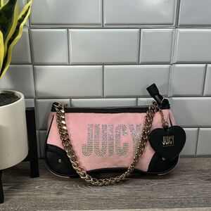 5516 Juicy Couture Pink and Black Women's Bag